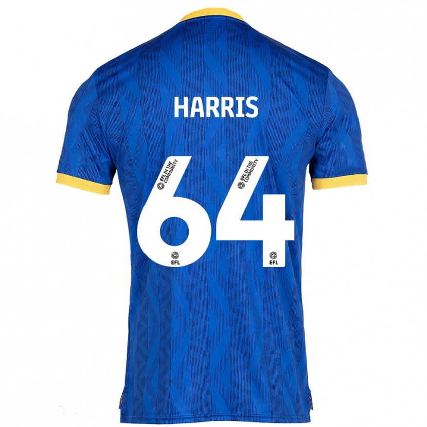 Danxen Herren Conor Harris #64 Marine Gelb Heimtrikot Trikot 2025/26 T-Shirt Österreich