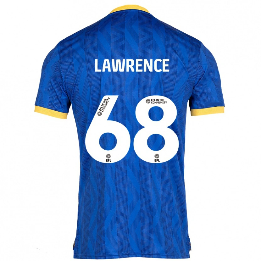 Danxen Herren Jake Lawrence #68 Marine Gelb Heimtrikot Trikot 2025/26 T-Shirt Österreich