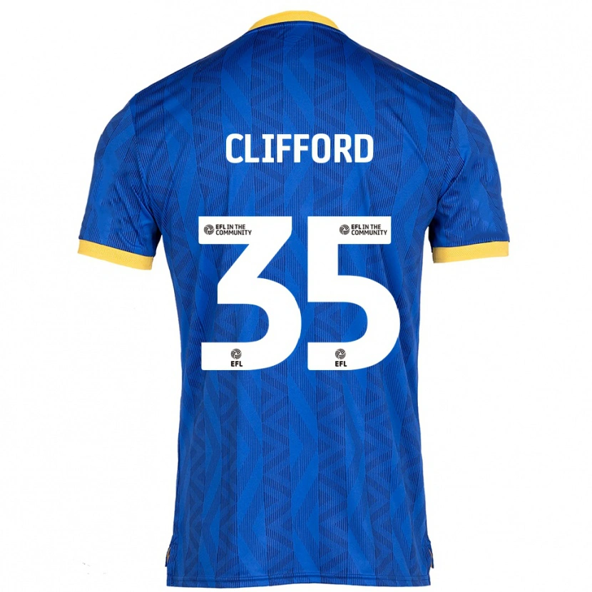 Danxen Herren Georgia Clifford #35 Marine Gelb Heimtrikot Trikot 2025/26 T-Shirt Österreich