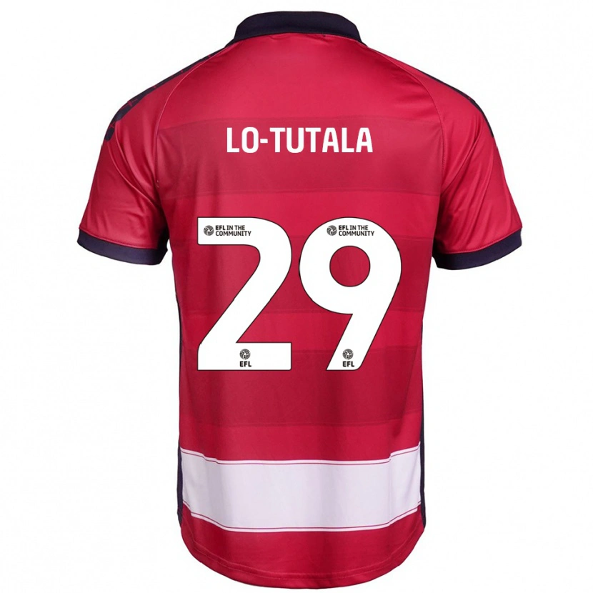 Danxen Herren Thimothée Lo-Tutala #29 Rot Weiß Heimtrikot Trikot 2025/26 T-Shirt Österreich