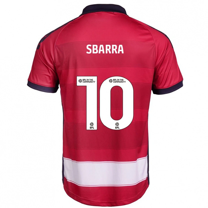 Danxen Herren Joe Sbarra #10 Rot Weiß Heimtrikot Trikot 2025/26 T-Shirt Österreich