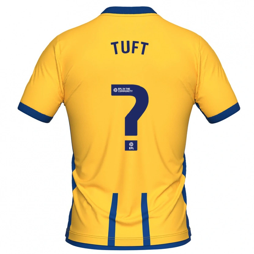 Danxen Herren Jacob Tuft #0 Gelb Blau Heimtrikot Trikot 2025/26 T-Shirt Österreich