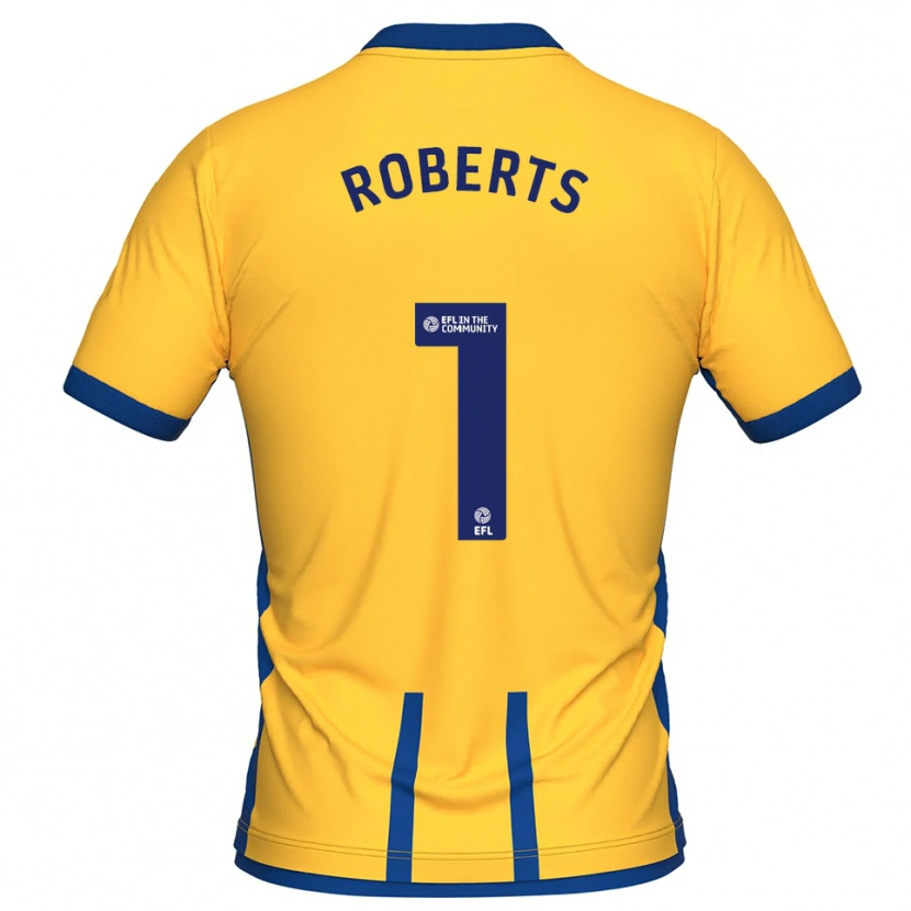 Danxen Herren Liam Roberts #1 Gelb Blau Heimtrikot Trikot 2025/26 T-Shirt Österreich