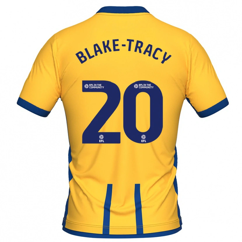 Danxen Herren Frazer Blake-Tracy #20 Gelb Blau Heimtrikot Trikot 2025/26 T-Shirt Österreich