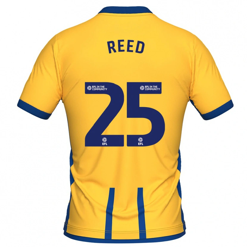 Danxen Herren Louis Reed #25 Gelb Blau Heimtrikot Trikot 2025/26 T-Shirt Österreich