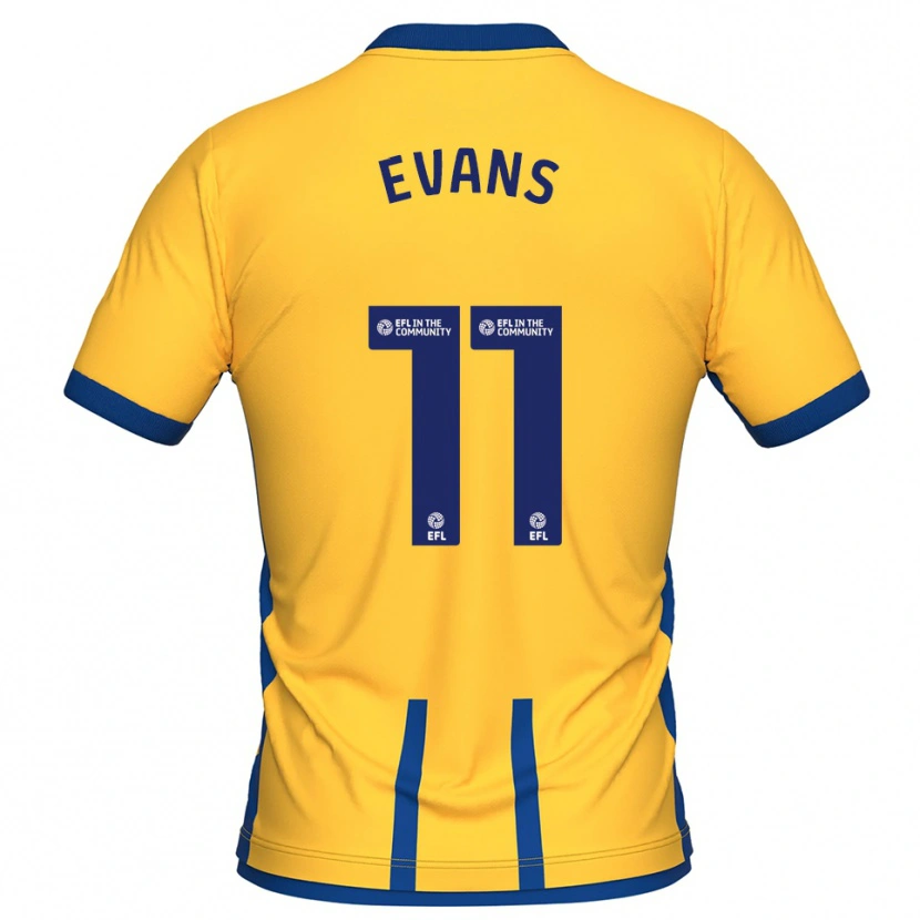 Danxen Herren Will Evans #11 Gelb Blau Heimtrikot Trikot 2025/26 T-Shirt Österreich