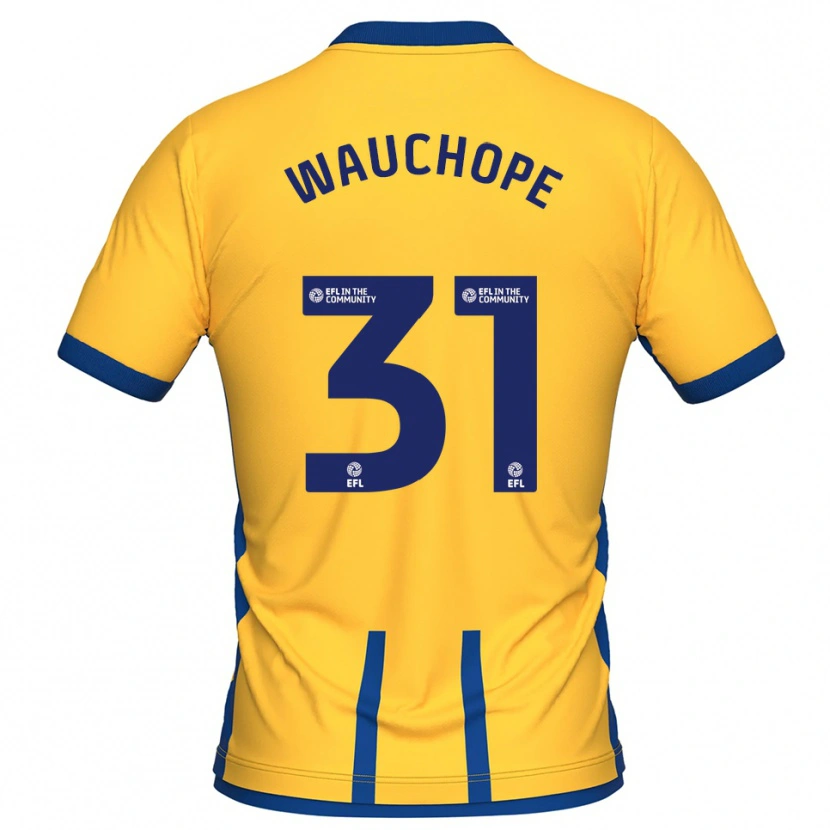 Danxen Herren Darien Wauchope #31 Gelb Blau Heimtrikot Trikot 2025/26 T-Shirt Österreich