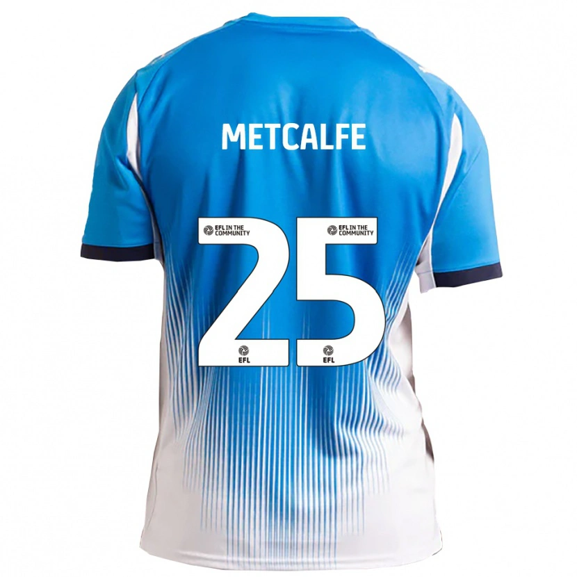 Danxen Herren Max Metcalfe #25 Blau Weiß Heimtrikot Trikot 2025/26 T-Shirt Österreich
