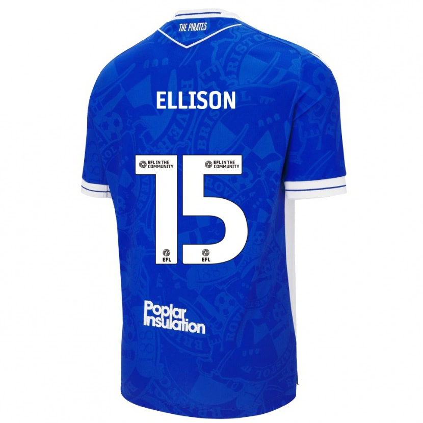 Danxen Herren Dan Ellison #15 Blau Weiß Heimtrikot Trikot 2025/26 T-Shirt Österreich