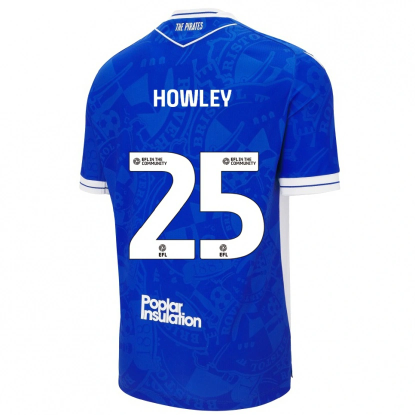 Danxen Herren Ryan Howley #25 Blau Weiß Heimtrikot Trikot 2025/26 T-Shirt Österreich