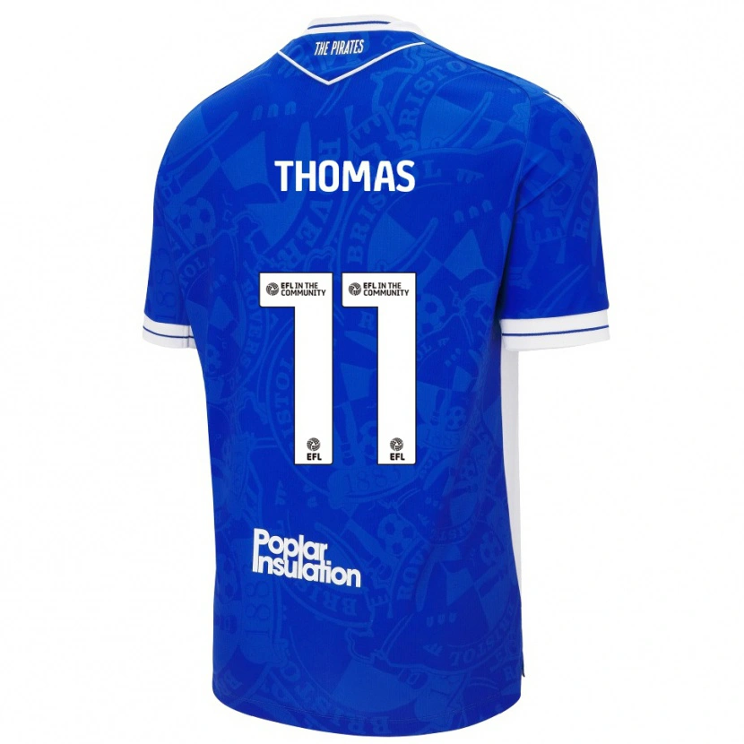 Danxen Herren Luke Thomas #11 Blau Weiß Heimtrikot Trikot 2025/26 T-Shirt Österreich