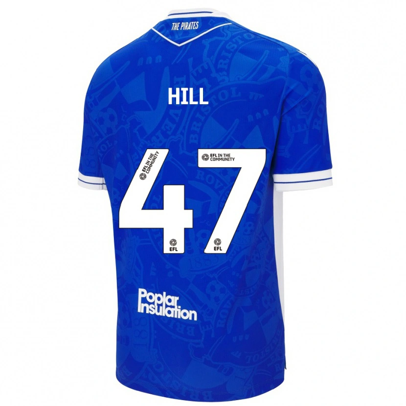 Danxen Herren Kian Hill #47 Blau Weiß Heimtrikot Trikot 2025/26 T-Shirt Österreich