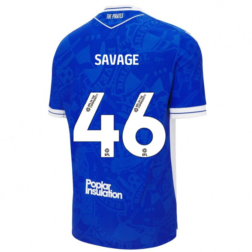 Danxen Herren Taelan Savage #46 Blau Weiß Heimtrikot Trikot 2025/26 T-Shirt Österreich