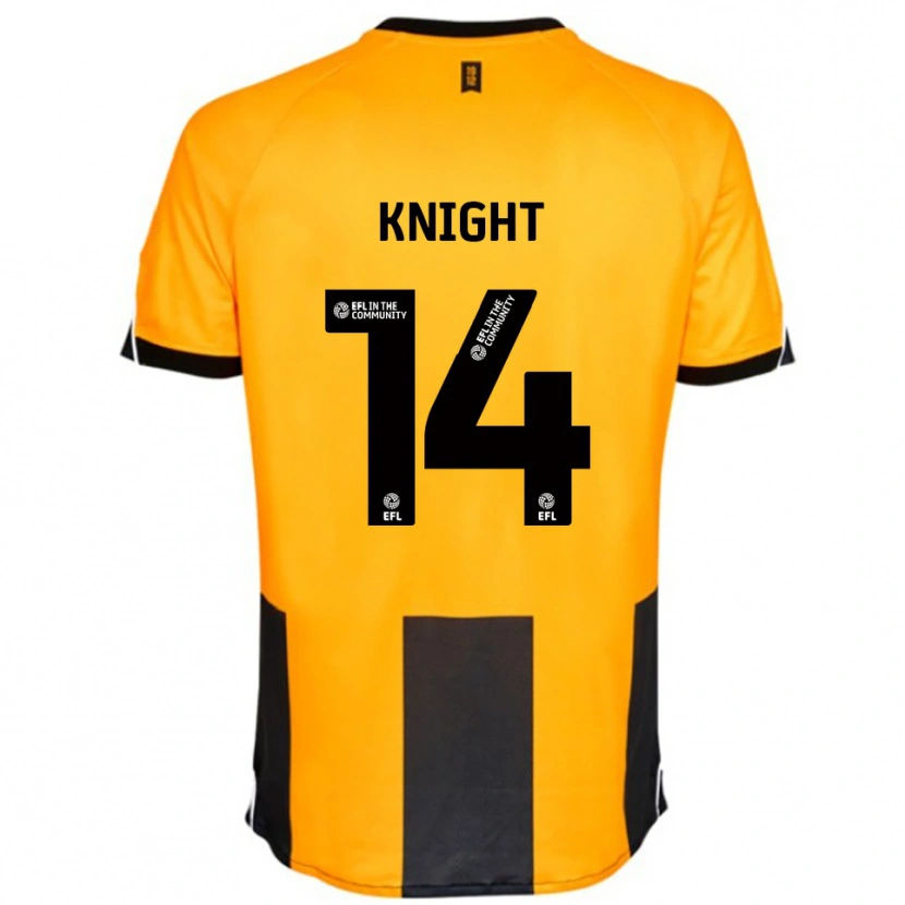 Danxen Herren Ben Knight #14 Orange Schwarz Heimtrikot Trikot 2025/26 T-Shirt Österreich