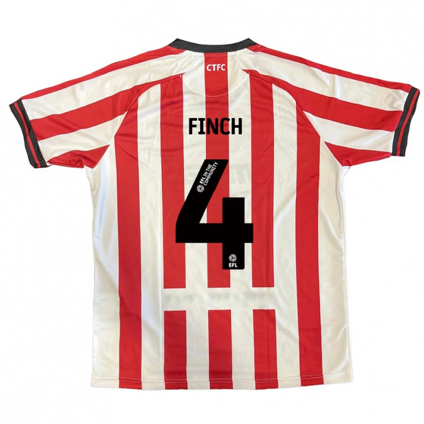 Danxen Herren Holly Finch #4 Rot Weiß Schwarz Heimtrikot Trikot 2025/26 T-Shirt Österreich