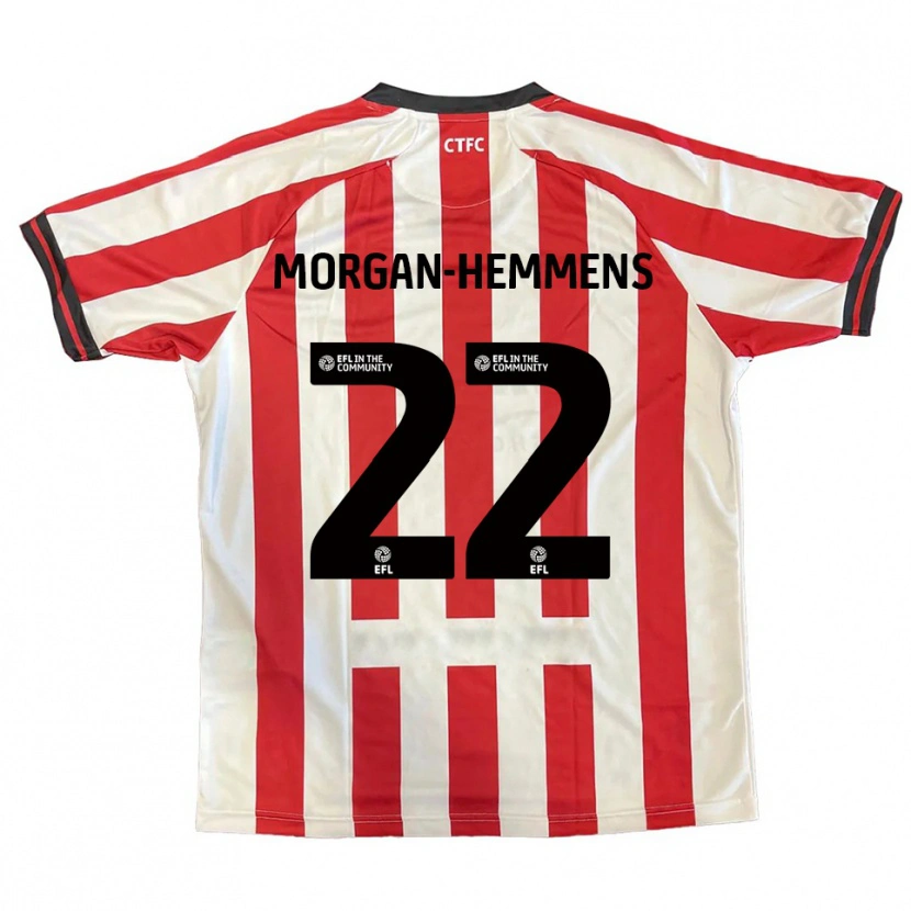 Danxen Herren Kaitlyn Morgan-Hemmens #22 Rot Weiß Schwarz Heimtrikot Trikot 2025/26 T-Shirt Österreich