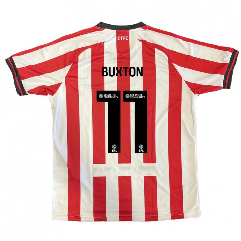 Danxen Herren Charlotte Buxton #11 Rot Weiß Schwarz Heimtrikot Trikot 2025/26 T-Shirt Österreich