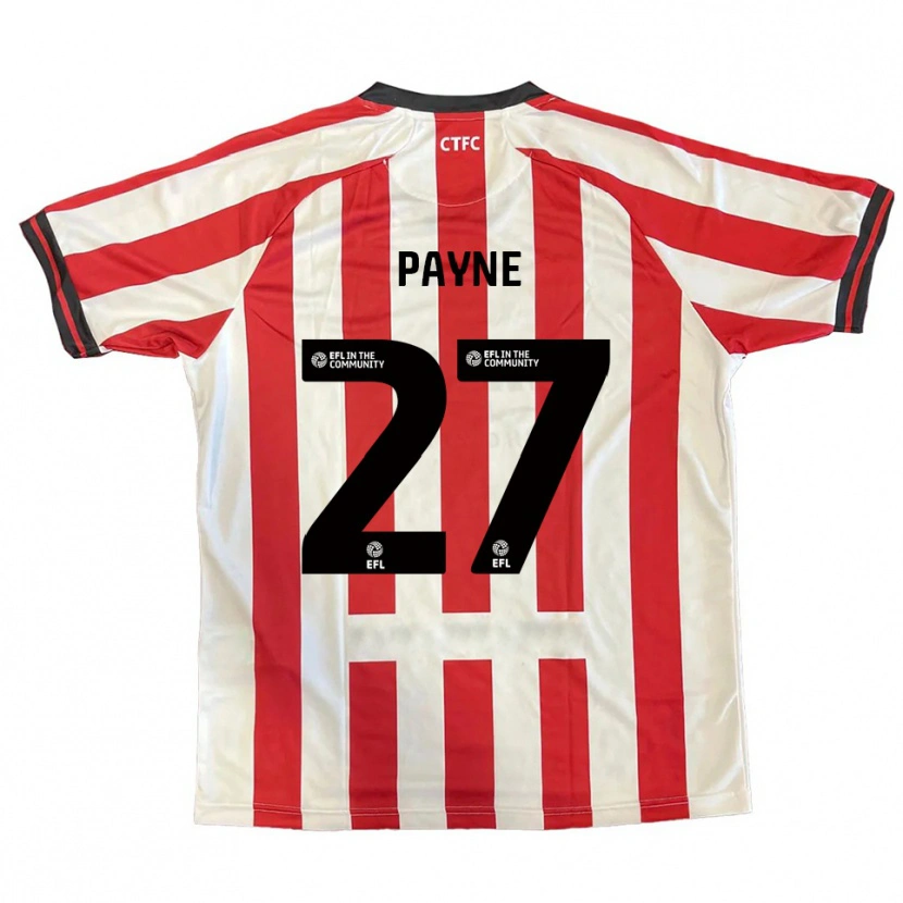 Danxen Herren Lewis Payne #27 Rot Weiß Schwarz Heimtrikot Trikot 2025/26 T-Shirt Österreich
