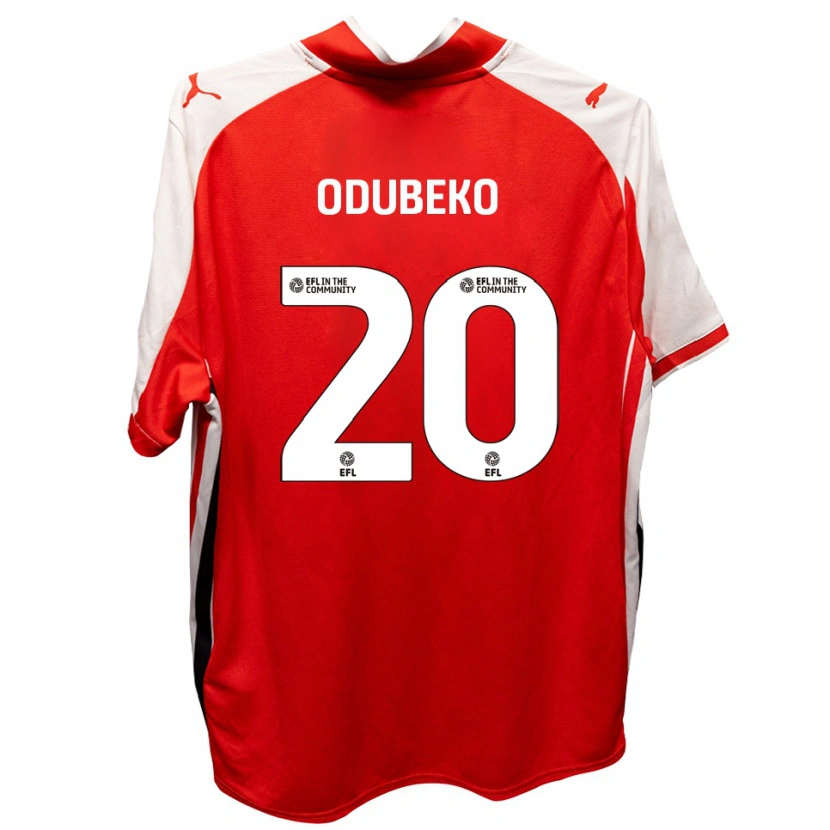Danxen Herren Mipo Odubeko #20 Rot Weiß Heimtrikot Trikot 2025/26 T-Shirt Österreich