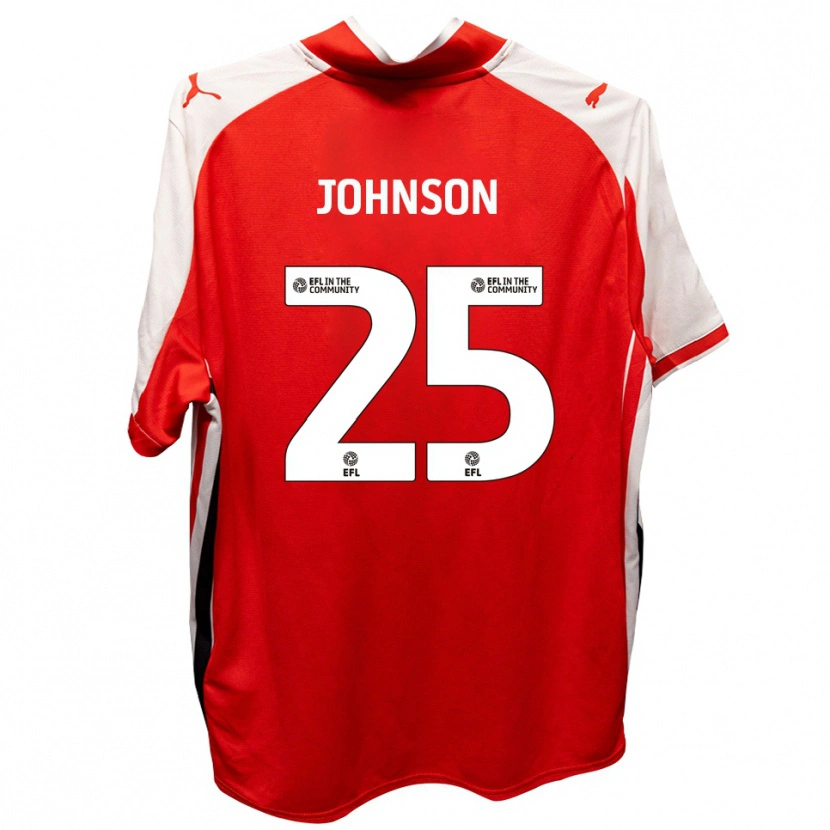 Danxen Herren Will Johnson #25 Rot Weiß Heimtrikot Trikot 2025/26 T-Shirt Österreich