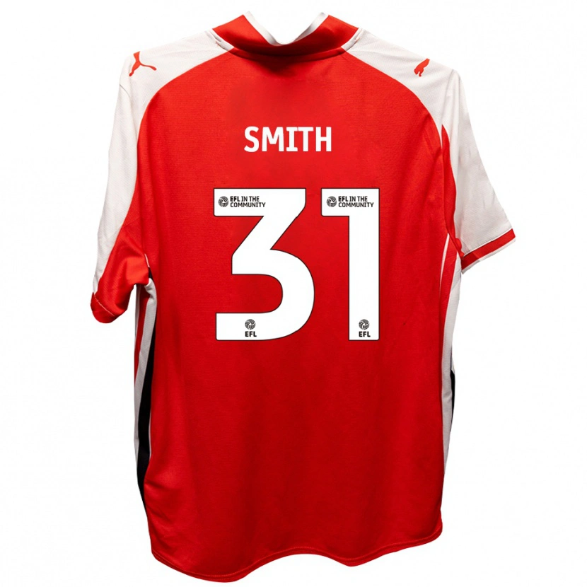 Danxen Herren Pele Smith #31 Rot Weiß Heimtrikot Trikot 2025/26 T-Shirt Österreich