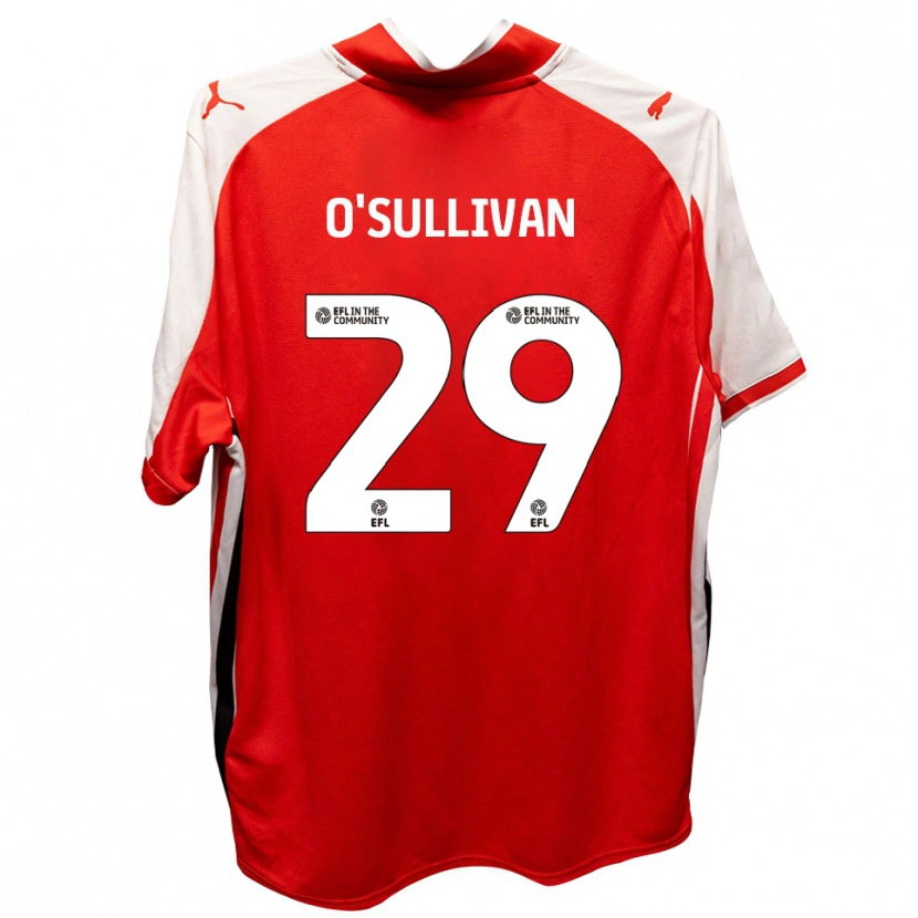 Danxen Herren Zak O'sullivan #29 Rot Weiß Heimtrikot Trikot 2025/26 T-Shirt Österreich