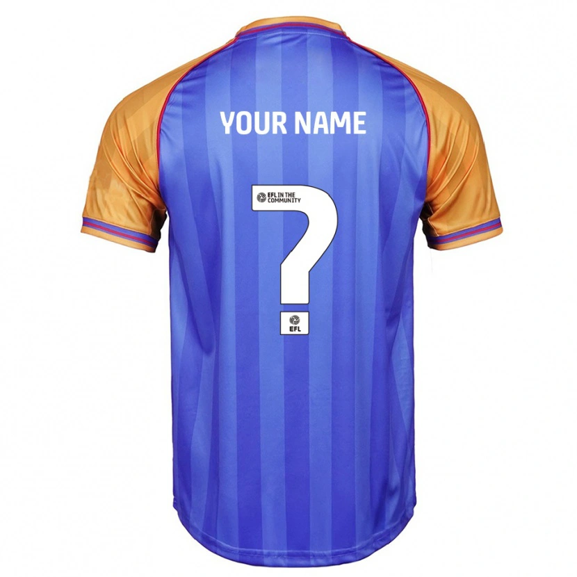 Danxen Herren Ihren Namen #0 Blau Orange Heimtrikot Trikot 2025/26 T-Shirt Österreich