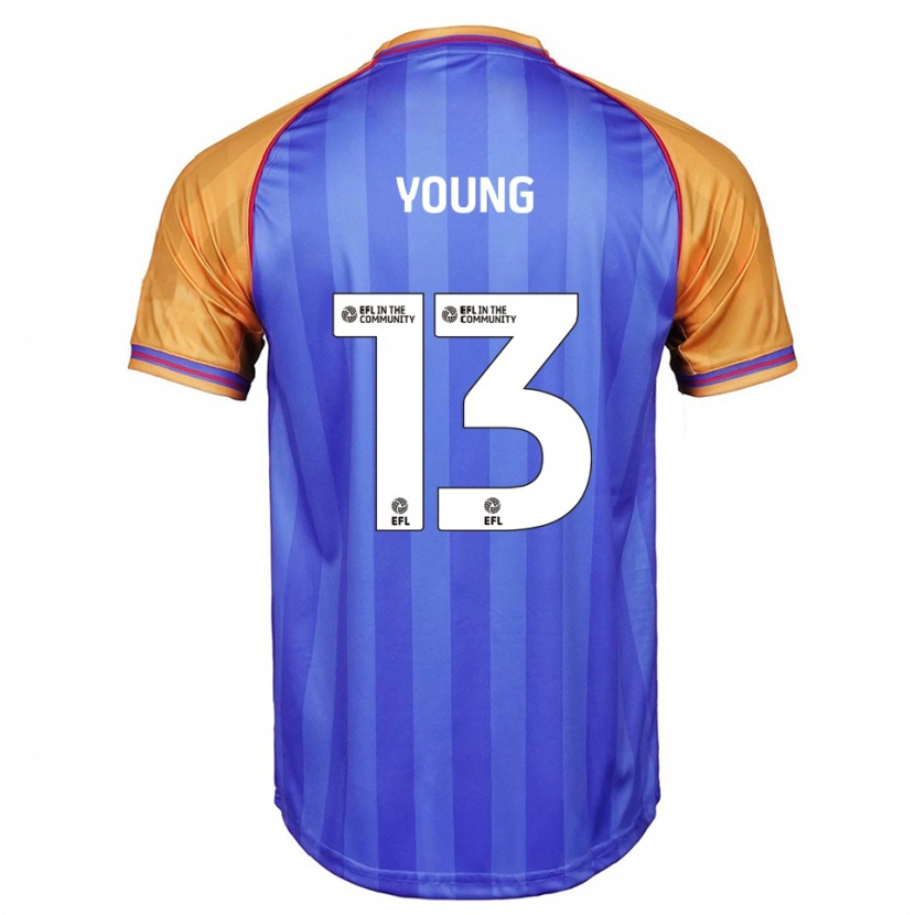 Danxen Herren Joe Young #13 Blau Orange Heimtrikot Trikot 2025/26 T-Shirt Österreich