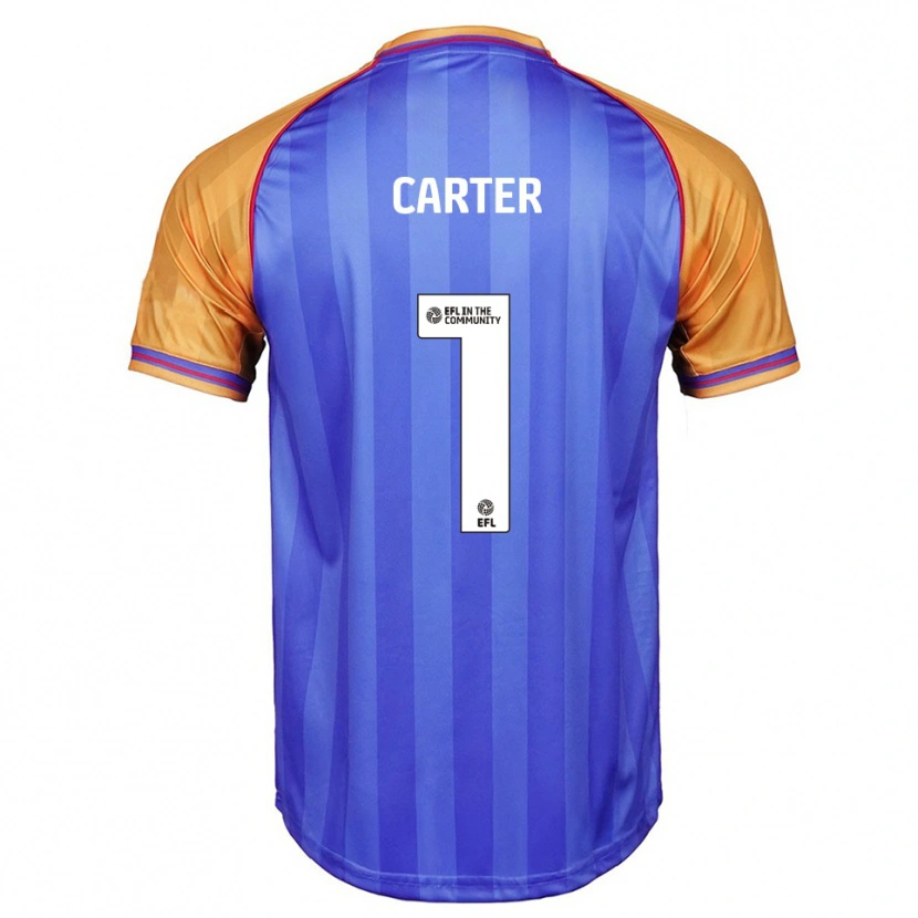 Danxen Herren Phoebe Carter #1 Blau Orange Heimtrikot Trikot 2025/26 T-Shirt Österreich