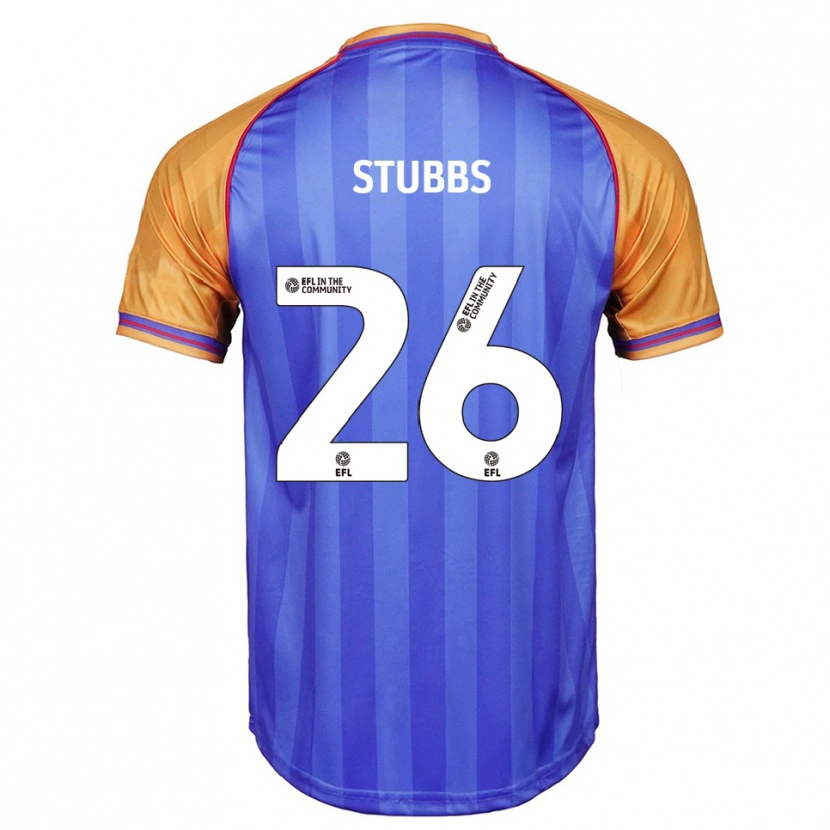 Danxen Herren Sam Stubbs #26 Blau Orange Heimtrikot Trikot 2025/26 T-Shirt Österreich