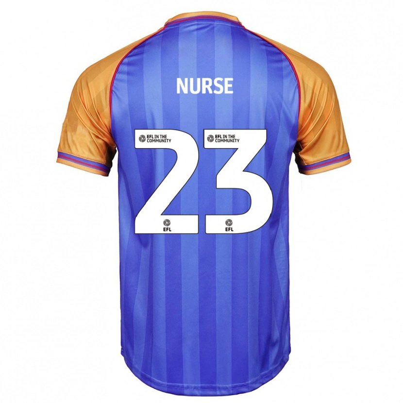 Danxen Herren George Nurse #23 Blau Orange Heimtrikot Trikot 2025/26 T-Shirt Österreich