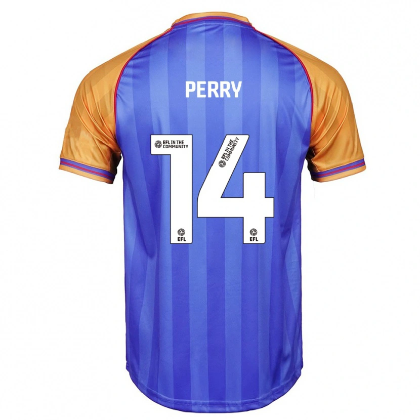 Danxen Herren Taylor Perry #14 Blau Orange Heimtrikot Trikot 2025/26 T-Shirt Österreich