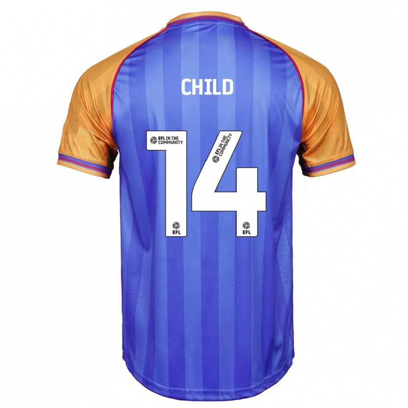 Danxen Herren Zoe Child #14 Blau Orange Heimtrikot Trikot 2025/26 T-Shirt Österreich