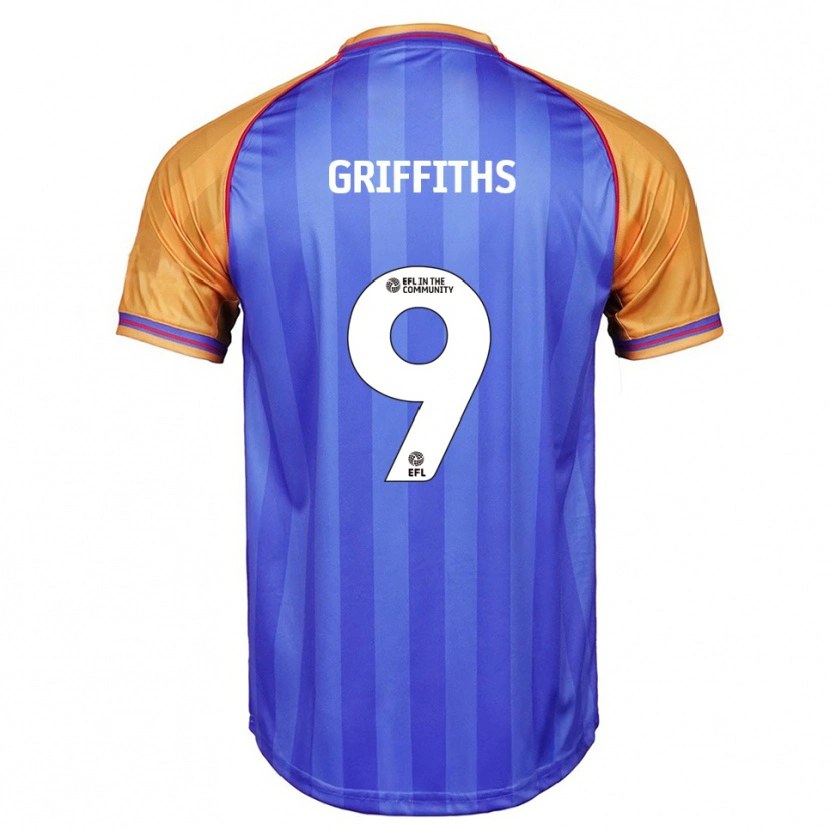 Danxen Herren Zoe Griffiths #9 Blau Orange Heimtrikot Trikot 2025/26 T-Shirt Österreich