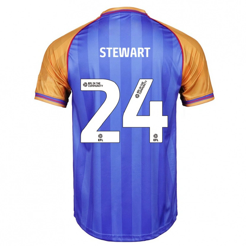 Danxen Herren Callum Stewart #24 Blau Orange Heimtrikot Trikot 2025/26 T-Shirt Österreich