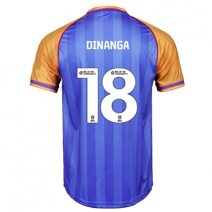 Danxen Herren Ricardo Dinanga #18 Blau Orange Heimtrikot Trikot 2025/26 T-Shirt Österreich