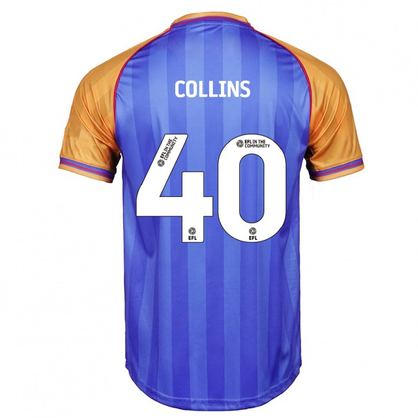 Danxen Herren Jude Collins #40 Blau Orange Heimtrikot Trikot 2025/26 T-Shirt Österreich