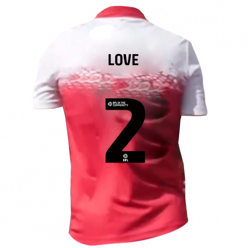 Danxen Herren Donald Love #2 Rot Weiß Heimtrikot Trikot 2025/26 T-Shirt Österreich