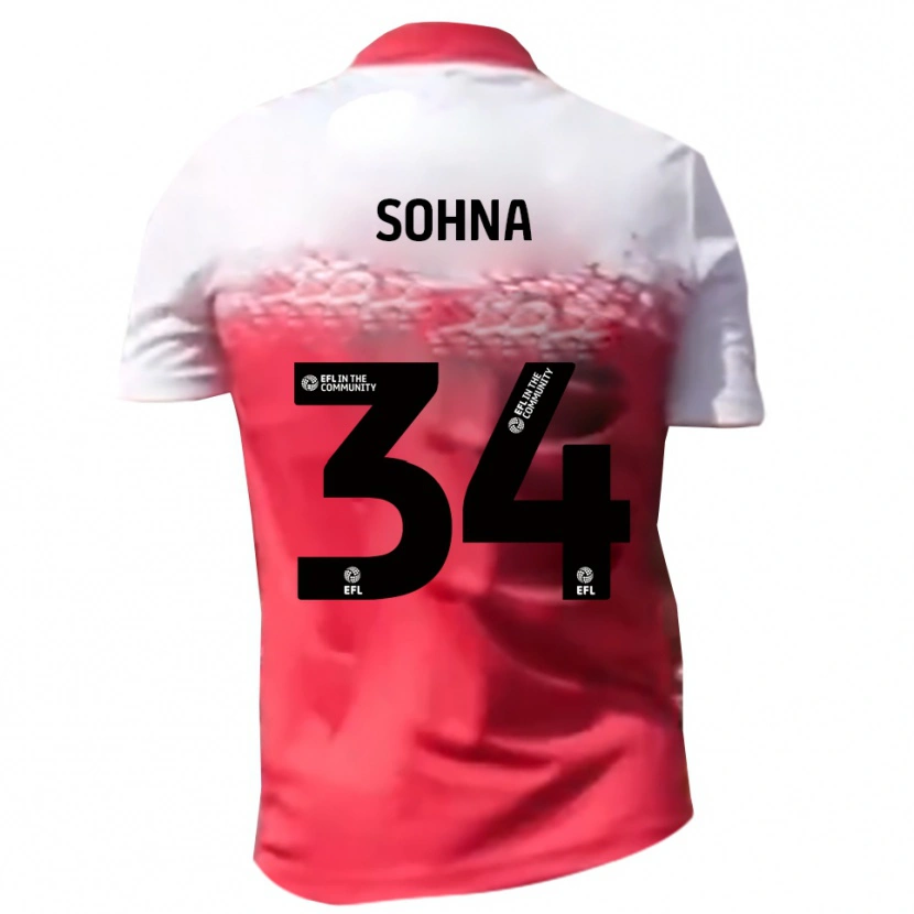 Danxen Herren Sheikh Sohna #34 Rot Weiß Heimtrikot Trikot 2025/26 T-Shirt Österreich