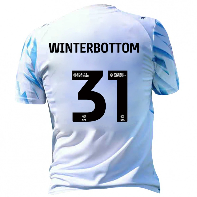 Danxen Herren Ben Winterbottom #31 Weiß Himmelblau Heimtrikot Trikot 2025/26 T-Shirt Österreich