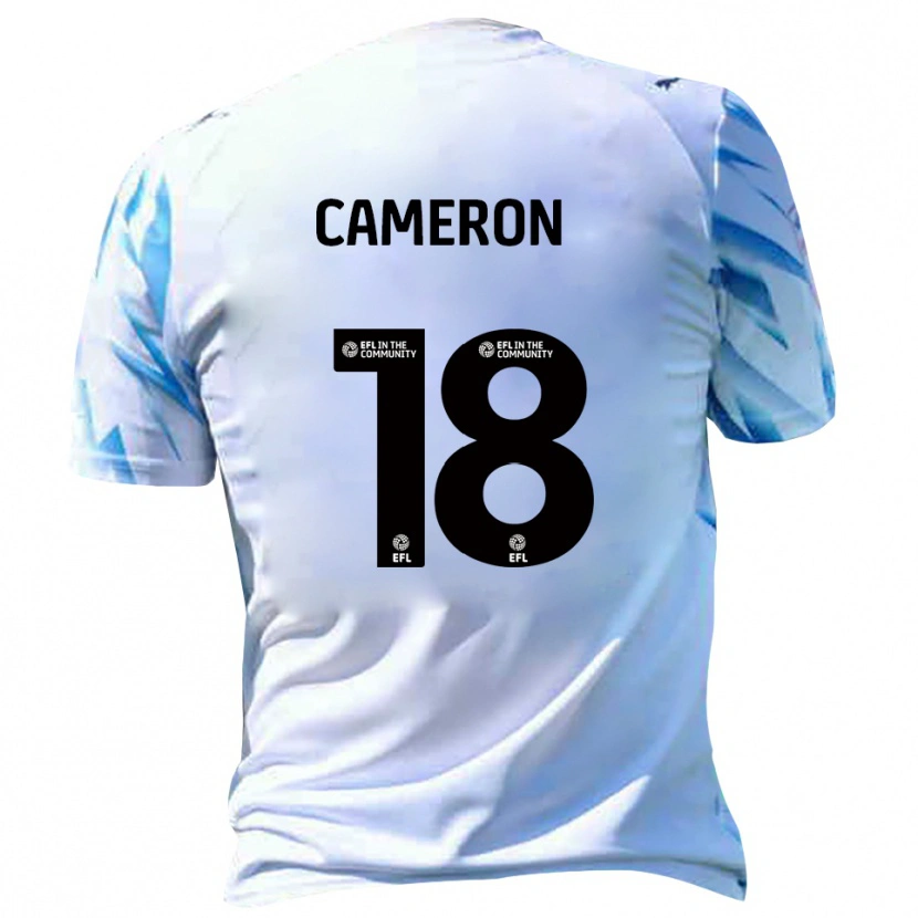 Danxen Herren Innes Cameron #18 Weiß Himmelblau Heimtrikot Trikot 2025/26 T-Shirt Österreich