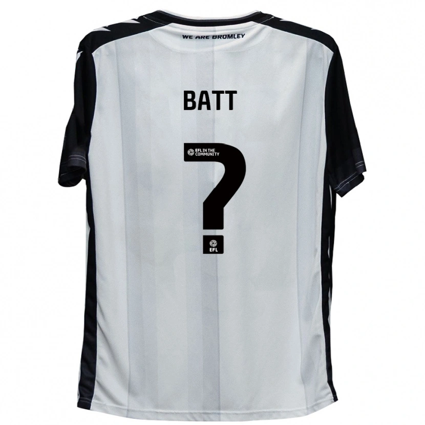 Danxen Herren James Batt #0 Weiß Schwarz Heimtrikot Trikot 2025/26 T-Shirt Österreich