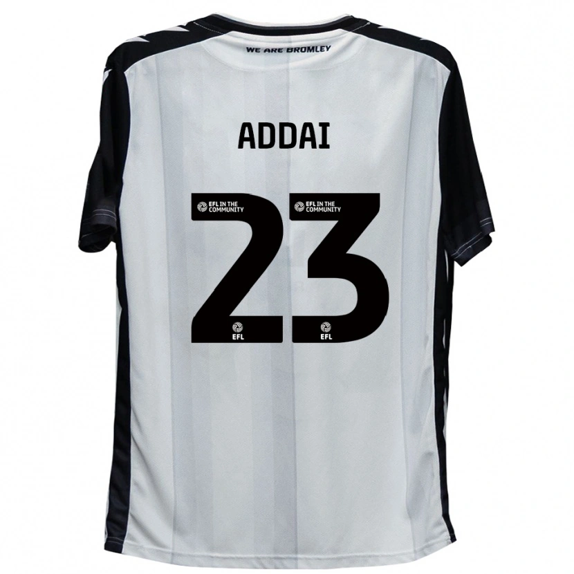 Danxen Herren Dillon Addai #23 Weiß Schwarz Heimtrikot Trikot 2025/26 T-Shirt Österreich