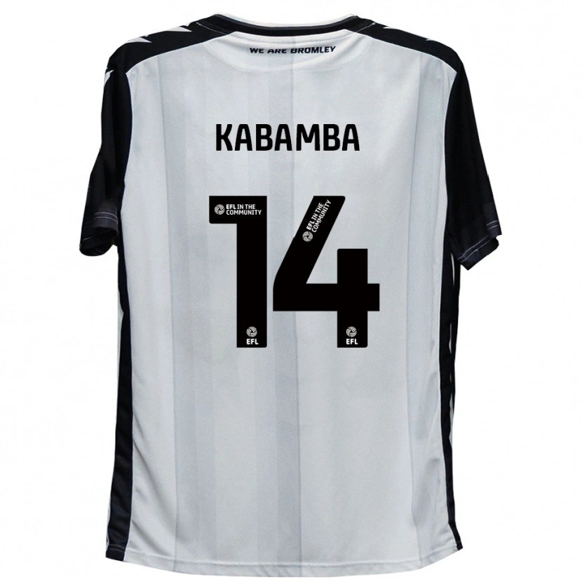 Danxen Herren Nicke Kabamba #14 Weiß Schwarz Heimtrikot Trikot 2025/26 T-Shirt Österreich