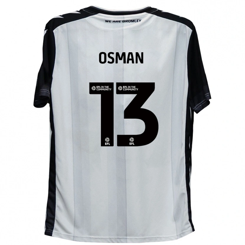 Danxen Herren Cemal Osman #13 Weiß Schwarz Heimtrikot Trikot 2025/26 T-Shirt Österreich