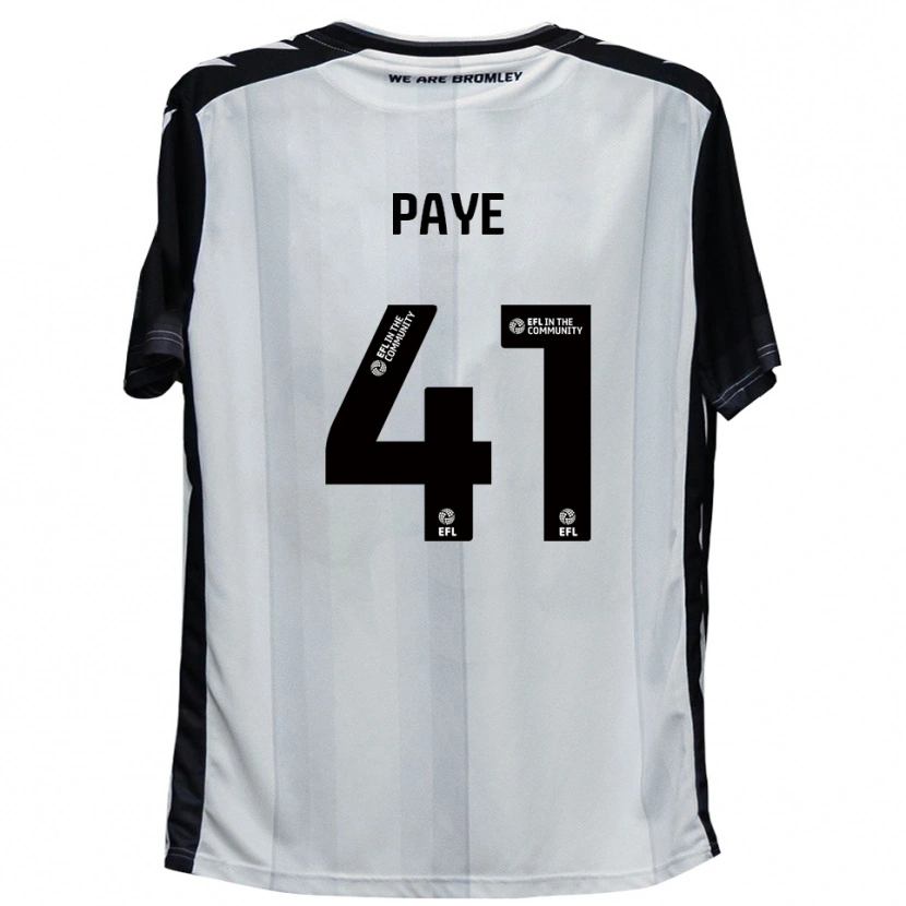 Danxen Herren Charlie Paye #41 Weiß Schwarz Heimtrikot Trikot 2025/26 T-Shirt Österreich
