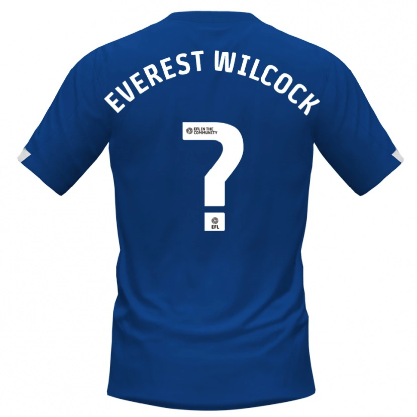 Danxen Herren Tom Everest Wilcock #0 Blau Weiß Heimtrikot Trikot 2025/26 T-Shirt Österreich