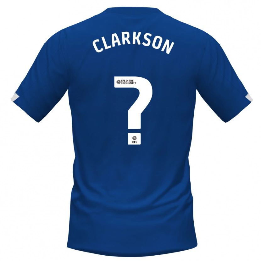 Danxen Herren Megan Clarkson #0 Blau Weiß Heimtrikot Trikot 2025/26 T-Shirt Österreich