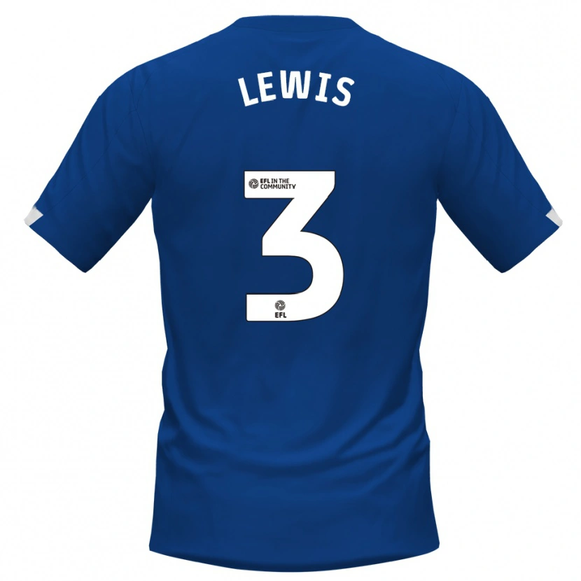 Danxen Herren Adam Lewis #3 Blau Weiß Heimtrikot Trikot 2025/26 T-Shirt Österreich