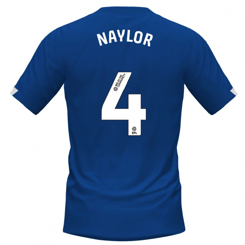 Danxen Herren Tom Naylor #4 Blau Weiß Heimtrikot Trikot 2025/26 T-Shirt Österreich
